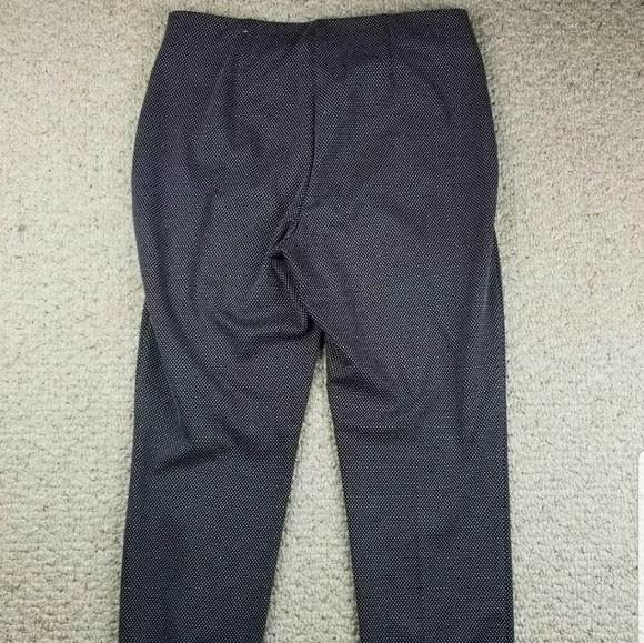 Chicos Juliet Textured Dot Ankle Pants - Picture 6 of 8